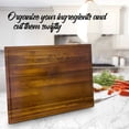 thumbnail image 3 of Cucina Green 30 inches Noodle Board, Butcher Block for Chopping Meat and Vegetables Adjustable Legs, 3 of 7