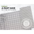 thumbnail image 4 of Cuisinart 100% Cotton Kitchen Hand Towels, 2pk, 16" x 27", Gray, 4 of 7