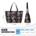 thumbnail image 4 of Fotbe Watercolor Snake Skin Bolsa de Viaje para Playa - Resistente al Agua, Bolsa Tote de Gran Capacidad y Ligera con 7 Bolsillos para Mujeres y Hombres, 4 of 7