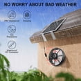 thumbnail image 2 of 1pc 17W Solar Ceiling Exhaust Fan - 8/10/12 Inch Ventilation Fan for Kitchen, Bathroom,, 2 of 5