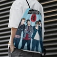thumbnail image 2 of 5 Seconds of Summer 5Sos Drawstring Bags Lightweight Shoulder Backpack High Capacity Sport Bag Gym Sack Beach Daypack for Men Women, 2 of 8