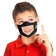 ICQOVD Child Mask With Clear Window Visible Expression For The Deaf And Hard Of Hearing