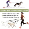 thumbnail image 3 of Laisse Mains Libres pour Chien pour Course Marche Jogging Entraînement Randonnée, Laisse de Course à Taille Élastique Rétractable pour Chiens Moyens à Grands, 3 of 7