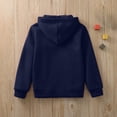 thumbnail image 6 of TOWED22 Boys Girls Zipper Sweatshirt Youth Solid Classic Hoodies Soft Full Zip Hooded Sweatshirts for Teens Kids Unisex(Navy,6-7 Y), 6 of 8