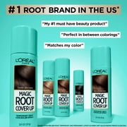 L'Oreal Paris Magic Root Cover Up Temporary Gray Concealer Spray, Light Brown, 2 oz
