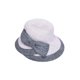 thumbnail image 1 of Sombrero de sol de CLOCHE para mujer con arco - gris / carbón ChicHeadwear Sombrero de copa, 1 of 1