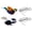 Multicolor&Black, variant on BESTSKY 2Pcs Flapping Bird Cat Toy,Bird Call Sound Cat Bird Toy,Continuous Fun Experience Chirping Bird Cat Toy Flapping Wings,Multicolor&Green