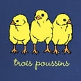 thumbnail image 2 of CafePress - Trois Poussins (3 Chicks) Maternity Dark T Shirt - Maternity Dark T-Shirt, 2 of 3