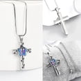 thumbnail image 5 of Cross Urn Necklace for Ashes Butterfly Cremation Necklace with Funnel Filler Kit Ashes Necklace for Human /Pets, 5 of 8