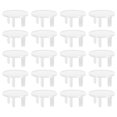 thumbnail image 2 of Shisuyan Plug And Socket Protection Plugs White 20Pack 1.8In Round Plastic, 2 of 8