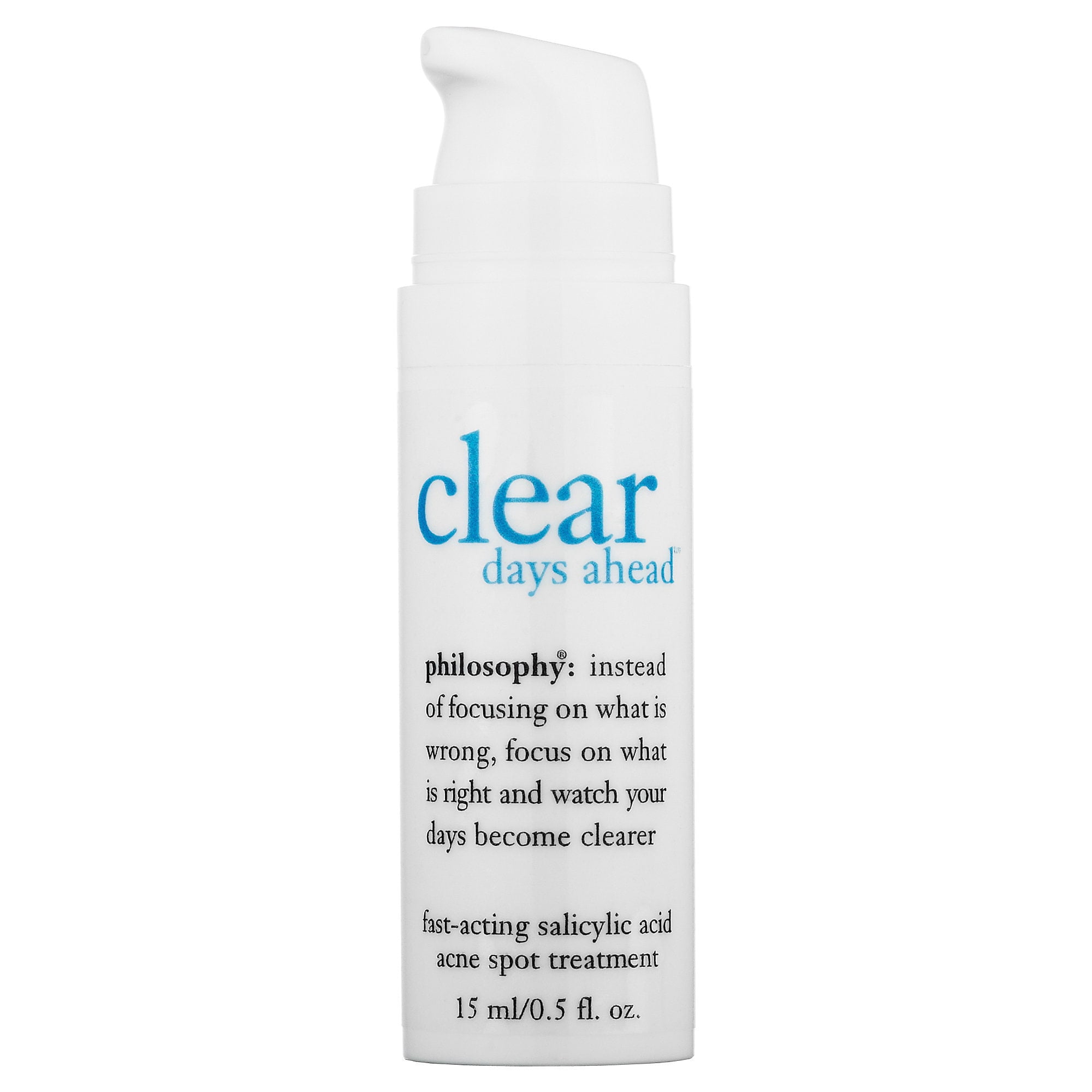 Philosophy Clear Days Ahead Fast-Acting Salicylic Acid Acne Spot Treatment 0.5 oz