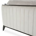 thumbnail image 5 of Paris Chic Cal. King Channel Tufted Velvet Bed - Ivory/Espresso, 5 of 11