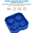 thumbnail image 3 of Ice Ball Maker Mold, for Chilled Drinks, Whiskey & Cocktails, 3 of 5