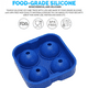 thumbnail image 3 of Esfera Bandejas de hielo Molde Whisky Redondo Big Ice Ball Maker para cóctel y whisky escocés Vhermosa Utensilios de Cocina, 3 of 5