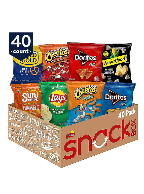 Frito-Lay Fun Times Mix Snack Chips Variety Pack, 40 Count Multipack