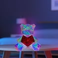 thumbnail image 5 of YIMWNYI LED Teddy Bear Night Light - Romantic Gift, Bedroom Decor, Soft & Vibrant Colors, Unique Geometric Design, Calming Atmosphere Lamp, 5 of 5
