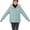 Green, variant on AOOCHASLIY Women Winter Coat Woman Fashion Long Sleeves Comfortable Loose Tops Hooded Long Coat Blouse