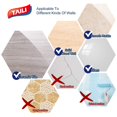 thumbnail image 5 of Plato de jabón de ventosa sin perforación y reutilizable 1 segundo soporte impermeable de instalación para azulejos de pared de ducha de baño-blanco Feliz Sencillez, 5 of 5