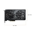 thumbnail image 6 of GIGABYTE NVIDIA GeForce RTX 5060 Graphic Card - 8 GB GDDR7 - 7680 x 4320 - 2.50 GHz Core - 128 bit Bus Width - PCI Express 5.0 - DisplayPort - 3 x DisplayPort - HDMI, 6 of 7