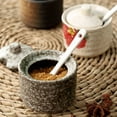 thumbnail image 6 of Japanese Sugar Bowl With Lid, Mini Sugar Pot, Sugar Container Spice Jar, For Coffee Bar Countertop-b-70ML, 6 of 7