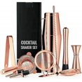 thumbnail image 1 of 11-piece Boston Cocktail Drink Shaker Set Made From 304 Stainless Steel Bar Tools Bartender Kit, 1 of 5