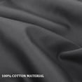 thumbnail image 7 of REGALWOVEN Pillowcases Set of 2, Super Soft Cotton Bed Pillow Covers with Zipper Closure, Hotel Bedroom Pillow Sham Dark Gray Queen, 7 of 7