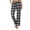Gray, variant on Timegard Womens Pants Plaid Straight Leg Elastic Waist Lightweight Pants Casual Loose Trousers Fall