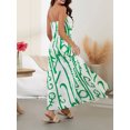 thumbnail image 7 of Women Tube Dresses Strapless Backless Bodycon Fruit Print A-Line Dress Swing Dresses Loose Summer Long Dress, 7 of 7