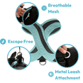 thumbnail image 3 of Gooby Escape Free Comfort X One Harness - Seattle Blue, X-Large - Comfortable Shock Absorbing Escape Free and Choke Free Harness for Small Dog and Medium Dog, 3 of 5