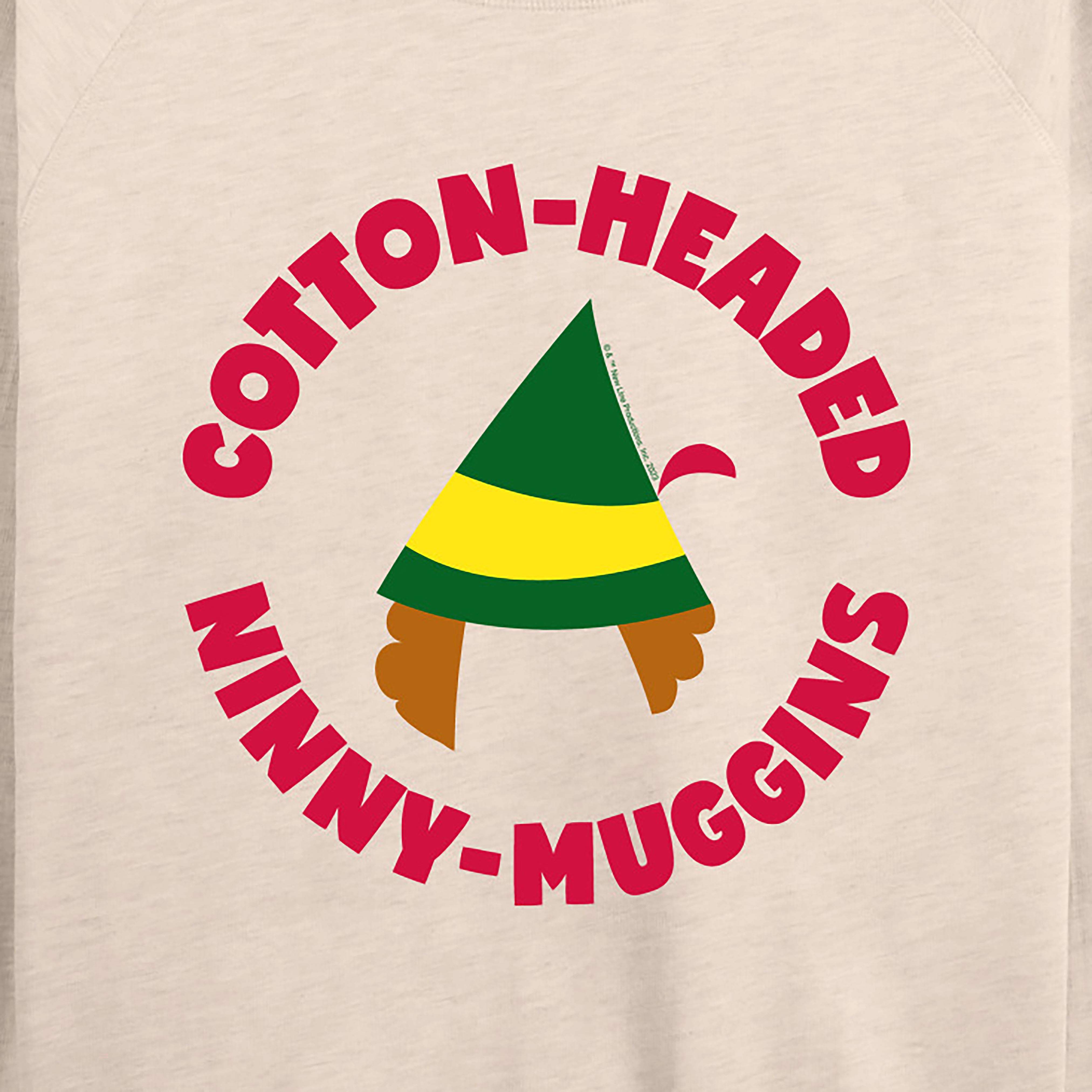 ELF - Christmas Family Set Ninny Muggins - Women's Lightweight French Terry Long Sleeve Shirt