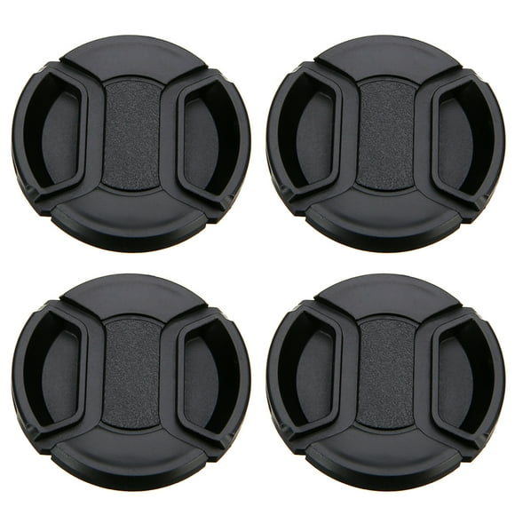 FRCOLOR lens cover 4 Pcs Lens Cover Replacement 55mm Dustproof Splashproof Camera Lens Casing,2.17"X2.17"X0.39"