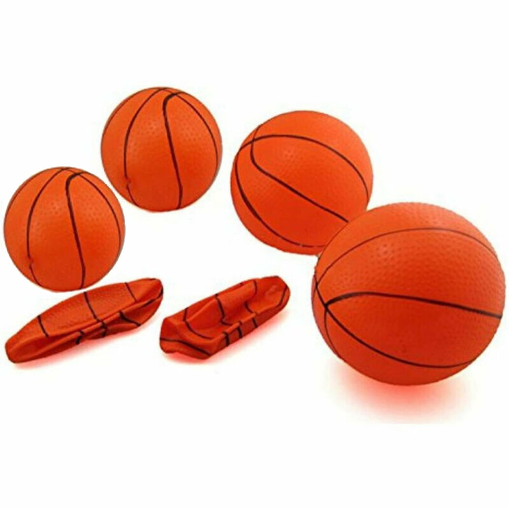 6PCS Small Mini Children Inflatable Basketballs With Pump Kids Sports Toy 