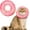 Pink, variant on Cat Cone Collar Soft, Cat Recovery Collar for Wound Healing Cute Cat Donut Adjustable Cat Cones to Stop Licking Comfortable Lightweight Neck Elizabethan Collars for Cats Kittens After Surgery