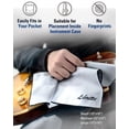 thumbnail image 2 of Libretto Microfiber Cleaning Cloth Set - Lint-Free, 3 Sizes for Guitar, Violin, Piano, Brass & Woodwinds, Gray, 3 Count, 2 of 8
