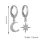 thumbnail image 5 of Sonducket 1 par de pendientes de luna y estrella, decoraciones colgantes, joyería brillante para niña, decoración de orejas, accesorio de moda Type3 NO3, 5 of 6