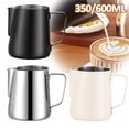 thumbnail image 2 of Totoro Hero350/600ML Coffee Milk Frothing Jug Stainless Steel Latte Art Milk Frother Pitcher with Scale Kitchen Espresso Coffee Accessories, 2 of 10
