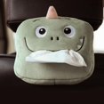 thumbnail image 4 of Pañuelos Suave Soporte para Reposabrazos de Visera de Animal de Peluche verde Sunnimix Soporte para pañuelos de coche, 4 of 6