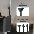 thumbnail image 5 of Pro-Mounts Ceiling TV Mount for 37-90 Inch TVs, Adjustable Swivel & Tilt, Max VESA 600x400mm, 5 of 7