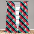 thumbnail image 5 of Ambesonne Irish Curtains, Celtic Colorful, Pair of 28"x95", Multicolor, 5 of 5