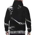 thumbnail image 7 of Wukai Skeleton Playing Xylophone Print Men Hoodies Fleece Sweatshirts Long Sleeve Sweaters Pullover Fall Outfits Winter Clothes-X-Large, 7 of 7