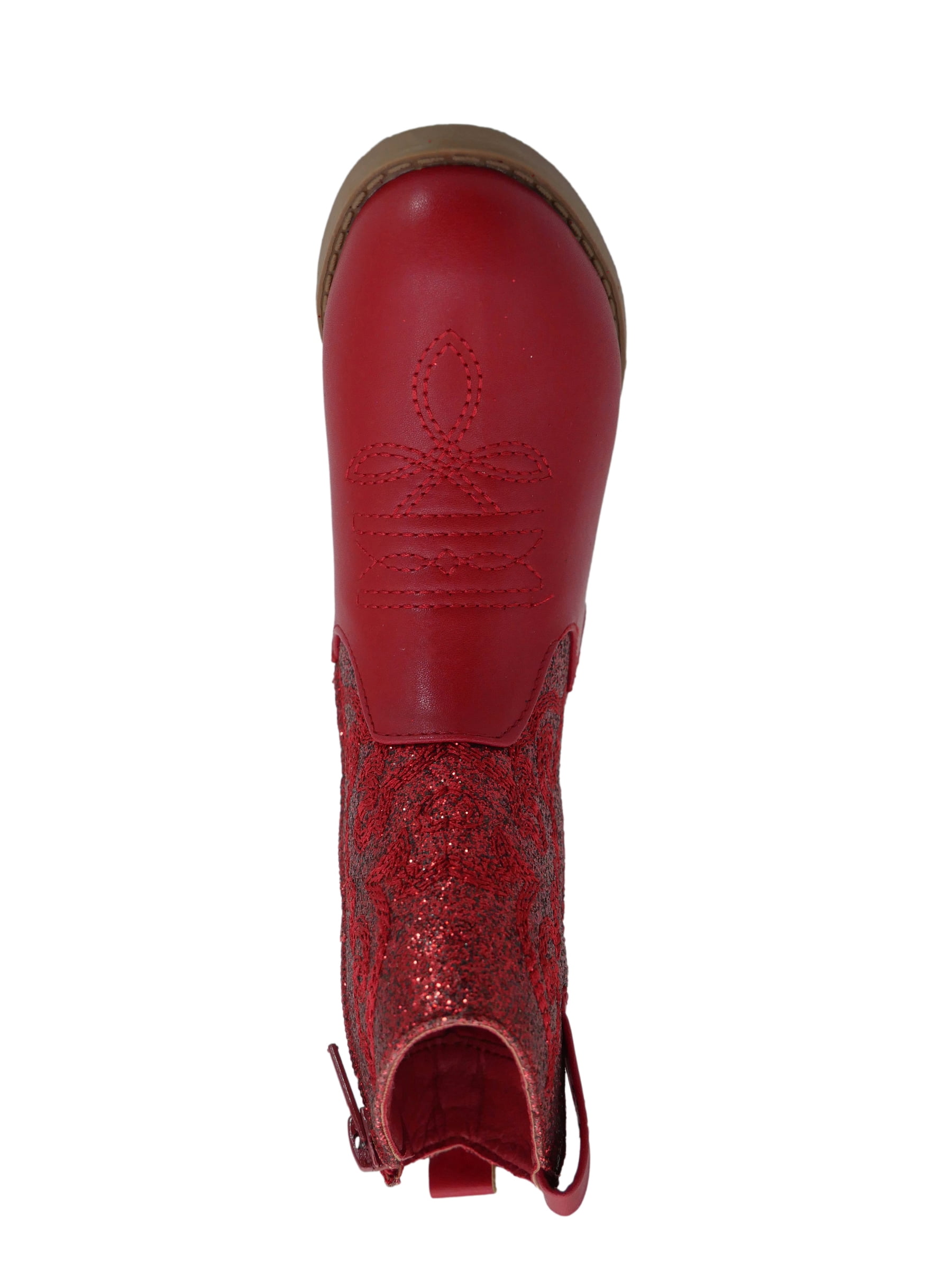Pawz Little & Big Girls Glitter Western Boots