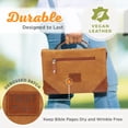 thumbnail image 6 of Christian Art Gifts Classic Vegan Leather Bible Cover for Men & Women: Trust in the Lord Inspirational Scripture, Easy Carry Book Case, Pen Loops, Pockets, Stationery Storage, Light Brown, Large, 6 of 7