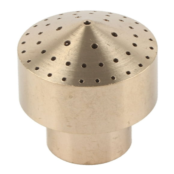 Brass Garden Water Fountain Nozzle - 1/2" Column, Fireworks Design