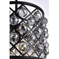 thumbnail image 5 of Urban Classic Madison 4 Light Matte Black Pendant Silver Shade (Grey) Royal Cut Crystal, 5 of 8