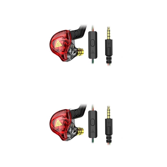 Matsuzay Auriculares HIFI de 3,5mm, tapones para los oídos de silicona, auriculares electrónicos con bobina móvil, sonido estéreo, ordenador deportivo Type6 NO6