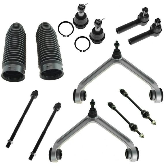 TRQ Steering & Suspension Kit LH RH Set of 12 for 02-05 Dodge Ram 1500 4WD Truck PSA59026