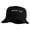 Black, variant on Brain Rot Design Embroidered Unisex Crushable Bucket Hat - Charcoal L