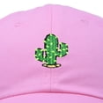 thumbnail image 2 of DALIX Saguaro Cactus Hat Womens Succulent Baseball Cap in Light Pink, 2 of 5