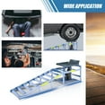 thumbnail image 4 of LARBANKE 2-Pack 5T Hydraulic Car Ramps with Night Stickers, 11,000LBS Steel Garage Lift for Auto Oil Changes (9.8"-15"), 4 of 8