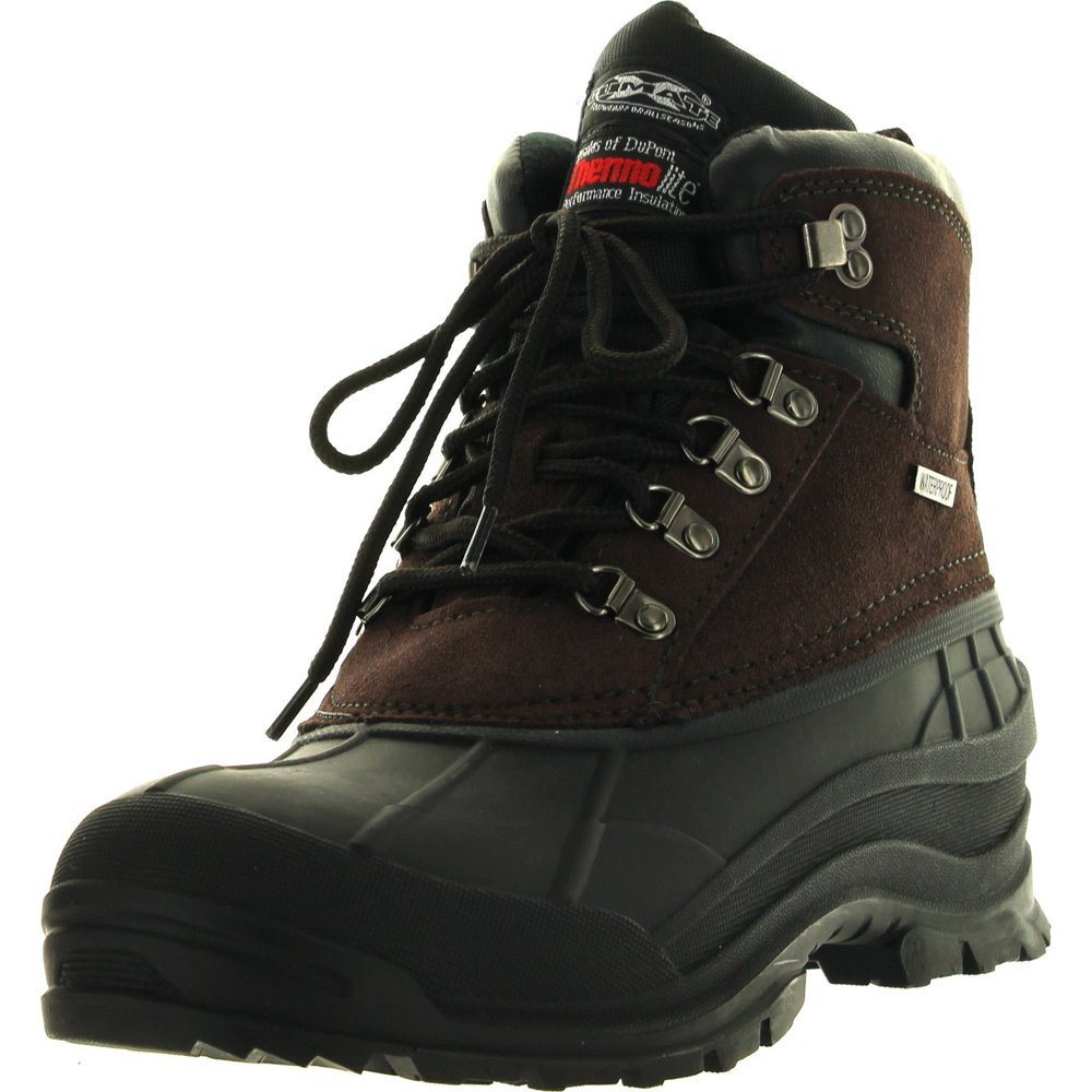 Static Footwear Mens Winter Boots Hiking Snow Ski Leather 6" Ankle